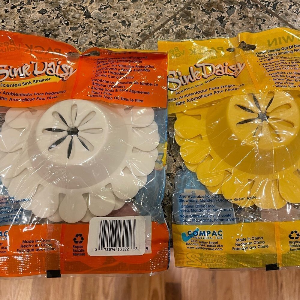 Sink Daisy Scented set of 2 Packages 2 in each package